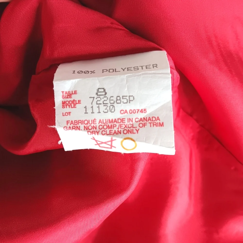 Petite Sophisticate Red Formal Midi Dress Size 8 With Bolero Jacket Wedding - Picture 3 of 16